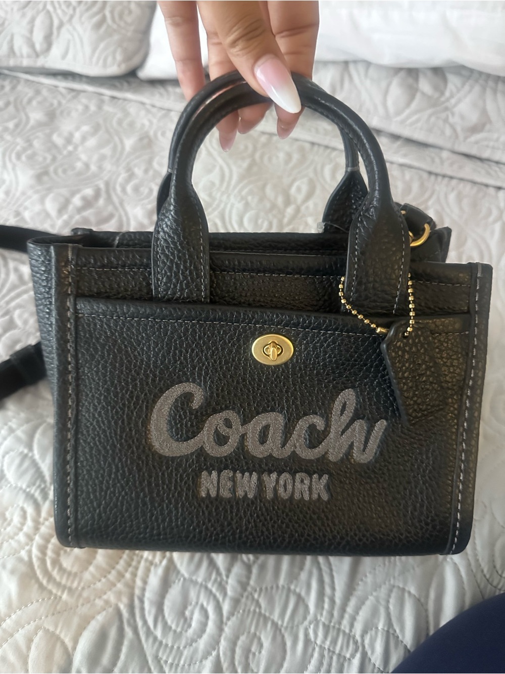 Coach Bubble 20 Leather Cargo Tote - Picture 10 of 11